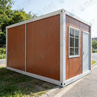 Unité de conteneur plat FLKT résistante aux fortes pluies, anti-humidité, préfabriquée, modulaire, pour habitation, conteneur maritime