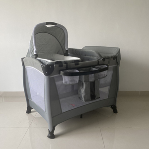 Cama de bebé mosquitera 4 lados malla bebé parque infantil recién nacido con bolsa de almacenamiento - Product Image 4