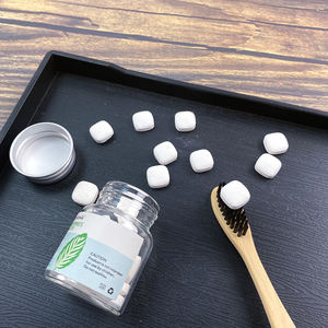 Comprimés de <span class=keywords><strong>dentifrice</strong></span> blanchissant à la menthe avec logo privé, 30 pièces, <span class=keywords><strong>dentifrice</strong></span> à mâcher pour adultes - Product Image 2