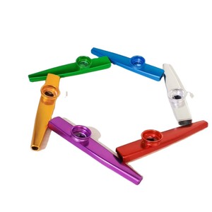 Outils musicaux Orff, pipe soufflée, <span class=keywords><strong>kazoo</strong></span> métallique coloré, <span class=keywords><strong>instrument</strong></span> de musique - Product Image 6