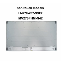Layar LCD Sentuh Original Baru 27 Inch MV270FHM N42 LM270WF7 SSF2 Pengganti Perakitan untuk Dell I7710-79 untuk Panel Layar HP AIO