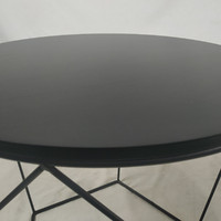 Ensemble de 2 tables rondes design spécial Table de salle à manger Table basse ronde Ensemble de tables basses