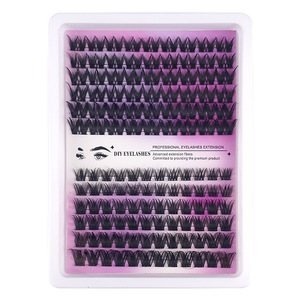 Extensions <span class=keywords><strong>de</strong></span> <span class=keywords><strong>cils</strong></span> individuels épaississants J09-J08/30D+40D pour recourber les <span class=keywords><strong>cils</strong></span>, bouquets <span class=keywords><strong>de</strong></span> <span class=keywords><strong>cils</strong></span> DIY, volume dense 8-16mm - Product Image 5
