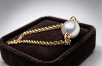 Bracelet en argent 925 avec perles d'eau douce Edison entrelacées