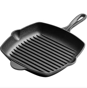 Plaque de <span class=keywords><strong>poêle</strong></span> carrée en fonte <span class=keywords><strong>pour</strong></span> Steak et <span class=keywords><strong>viande</strong></span> avec poignée - Product Image 6