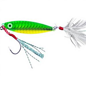 Ensemble de leurres en fonte longue portée, appâts artificiels pour la pêche en eau douce, polyvalents pour la capture du bar, leurres brillants imprimés, lot de 5 pièces pour la pêche sauvage - Product Image 5