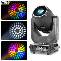 Paquete de 2 Luces Móviles Sharpy DMX de 295W con Control Maestro-Esclavo y Estuche de Transporte