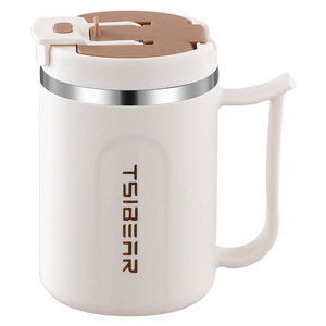 Tsibehr Stainless Steel Mug 304 Food Grade Inner Large Capacity Insulated <b>Coffee</b> Mug For Office Home Use - Product Image 2
