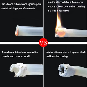 Tubo de Silicona - Tubo de Agua de Goma de Silicona Elástica Resistente a Altas Temperaturas - Tubo de Silicona Flexible y Transpirable - Product Image 5