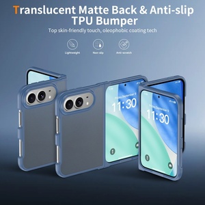 <span class=keywords><strong>Coque</strong></span> de téléphone mate pour <span class=keywords><strong>iPhone</strong></span> 18 Fold, dos translucide givré, anti-rayures, protection contre les chutes, <span class=keywords><strong>coque</strong></span> de protection - Product Image 4