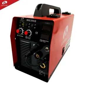 LOTOS MIG 200 110v/220v maquina de soldar alluminio impulso mig saldatore multi processo inverter macchina di saldatura ad arco