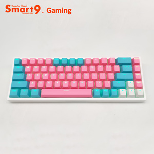Clavier mécanique sans fil Smart9 68 touches, mini format ANSI, 3 modes, rétroéclairage RGB complet, hot-swap, pour PC Gaming et bureau - Product Image 3