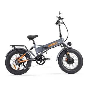 Vakole CO20 Max 750W Dual Motor Folding E-Bike 20x4.0 960Wh Torque Sensor IP65 150kg Folding Electric Bike - Product Image 1