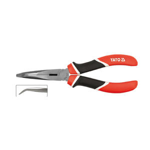 Alicates de Punta Fina Yato de 6 Pulgadas, Acero al Cromo Vanadio, Grado Industrial, Cortadores de Alambre con Mandíbula Lisa, Herramienta Multifuncional YT 1940 - Product Image 2