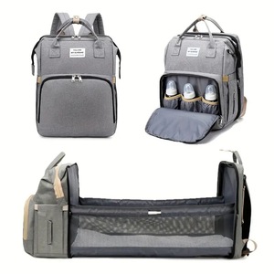 Bolsa <span class=keywords><strong>de</strong></span> Pañales Multifuncional <span class=keywords><strong>de</strong></span> Lujo para Exteriores con Cambiador, Bolsas <span class=keywords><strong>de</strong></span> Bebé para Mamá, Regalos para Fiestas - Product Image 1
