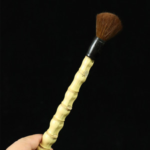 Bamboo Root Teapot Brush Luohan Bamboo Bristle Small Brush Tea Ceremony Accessory Eco Friendly Traditional Chinese Design - Product Image 1