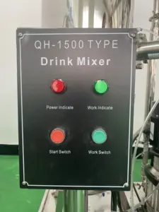 Küçük otomatik tek karıştırma tankı karbonatör içecek suyu meşrubat dolum makinesi Co2 karıştırma makinesi, karbonatlı içecek mikser
