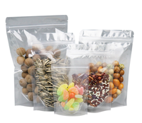 Sacs en plastique transparents LDPE personnalisables en gros, à fond carré et fermeture éclair, résistants à la chaleur et recyclables, pour aliments pour bébés et aliments pour animaux de compagnie