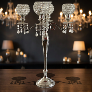 จัดงานแต่งงาน, ผู้ถือเทียน, candelabra, เทียนยืนตกแต่งบ้าน - Product Image 3