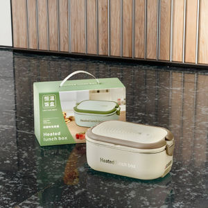 Lonchera Eléctrica Inteligente Portátil con Aislamiento Térmico de 65 Grados, Libre de BPA, de Plástico y Acero Inoxidable, con 2 Compartimentos y a Prueba de Fugas - Product Image 3
