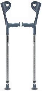 Béquille légère réglable en <span class=keywords><strong>hauteur</strong></span> en alliage d'aluminium, aides à la marche pour adultes, béquille pour avant-bras - Product Image 2