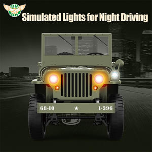 Voitures télécommandées YF pour enfants 2,4 GHz 1:10 Simulation de voitures militaires Jouets électriques Véhicules tout-terrain <span class=keywords><strong>4X4</strong></span> Voitures RC - Product Image 5