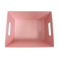 Panier-cadeau en carton coloré en forme de trapèze ouvert pour l'emballage alimentaire, sushis, aliments pour bébés, bonbons, vin, chocolat, fruits et légumes