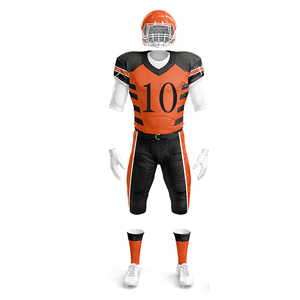 Uniformes de football personnalisés, couleurs et designs uniques, vente en gros, légers, 100 % polyester, uniformes de football américain - Product Image 2