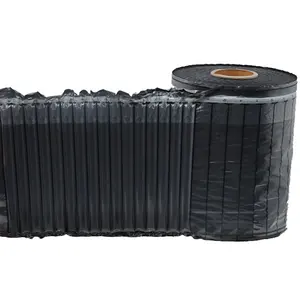 बुलबुला Cushioning लपेटें रोल Inflatable हवा तकिया स्तंभ लपेटें स्पष्ट पारदर्शी काले डार्क में ड्यूटी के लिए पैकिंग और शिपिंग