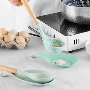 Reposacucharas de silicona para el hogar, soporte aislante para cucharas de sopa y espátulas - Product Image 2