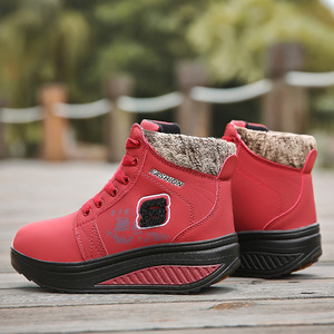 Nuevos <span class=keywords><strong>botines</strong></span> informales para mujer, tacones planos <span class=keywords><strong>de</strong></span> <span class=keywords><strong>invierno</strong></span>, zapatos <span class=keywords><strong>de</strong></span> plataforma cálidos para mujer, <span class=keywords><strong>botines</strong></span> <span class=keywords><strong>de</strong></span> piel gruesa <span class=keywords><strong>de</strong></span> cuero antideslizante para mamá para la nieve - Product Image 6
