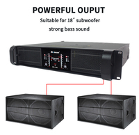 Sinbosen DS-14K 2 canaux 4000 watts mélangeur de puissance amplificateur dj amplificador équipement