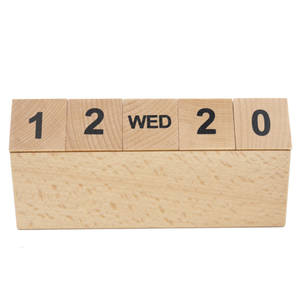 Оптовая продажа Новый стиль натуральный деревянный календарь - Product Image 4