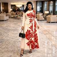 Kaftan de soirée de luxe fait main style Dubaï, orné de perles, robe longue Nida modeste pour l'été, idéale pour l'Aïd, les mariages et les occasions du Moyen-Orient