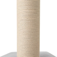Tour à gratter pour chat en sisal et peluche, motif oiseau de paradis, avec corde enroulée, pour chats d'intérieur