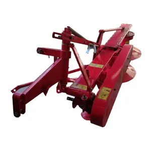 Tractor rear mounted double disc forage harvester, disc harvester for forage alfalfa, double disc thresher