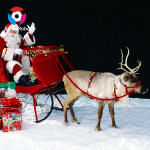 Di natale formato umani animatronic gomma di silicone danza musical babbo natale - Product Image 3