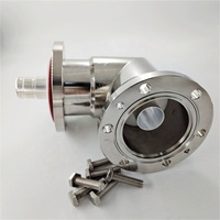 Connecteur coaxial RF mâle à bride EIA 25/8 po, adaptateur femelle à angle droit 3-1/8 po, connecteur électrique étanche
