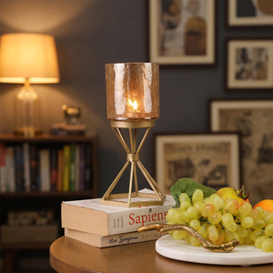 Portavelas moderno con tarro de vidrio, perfecto para un candelabro de inspiración vintage cálido y acogedor - Product Image 6