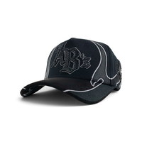 Casquette de baseball de luxe Shifu Dragon Chinois avec broderie 3D, strass, patch en cuir flamme, épingle métallique, imprimé sur satin, daim et coton