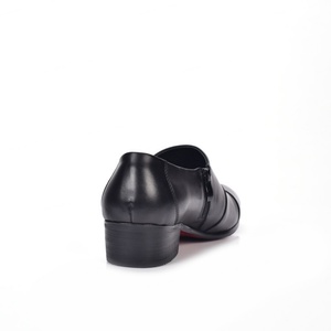 Nuevos Zapatos de Vestir Estilo Inglés para Hombre con Tacones Bajos, Casuales, de Cuero, a la Moda, con Punta en Pico y Aumento de Altura - Product Image 6