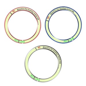 Anneau décoratif pour bouton de démarrage sans clé qui brille dans le noir, couvercle de commutateur d'allumage de voiture, accessoire de modification intérieure - Product Image 1