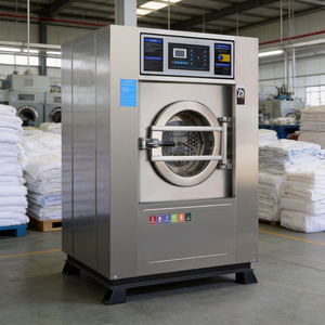Lavatrice Commerciale a Moneta XTQ-20 in Acciaio Inossidabile con Centrifuga 20kg 25kg 30kg per Lavanderia - Product Image 1