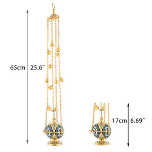 Brûle-encens en or, crucifix de Jésus, croix murale, croix orthodoxes, décoration d'église, église <span class=keywords><strong>orthodoxe</strong></span> <span class=keywords><strong>russe</strong></span> - Product Image 6