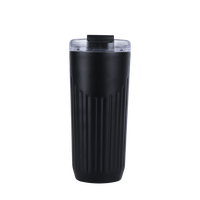 Mug de voyage isotherme en acier inoxydable de haute qualité pour cadeau, 600 ml, double paroi, anti-fuite, sans BPA, avec couvercle