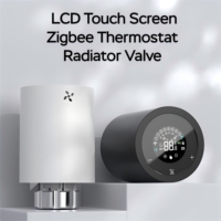 Zigbee 3,0 WiFi Smart Home Room Radiador de agua caliente Sistema de calefacción Inalámbrico eWelink App Control remoto LCD TRV Termostato