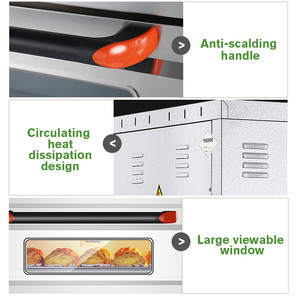 Four à sole électrique professionnel pour <span class=keywords><strong>boulangerie</strong></span> avec cuiseur vapeur - Product Image 5