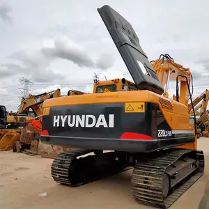 Excavator Hyundai 220LC-9s engine korean excavators machine construction equipment hyundai 220 / 210 used machinery