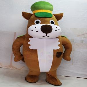 Disfraz <span class=keywords><strong>de</strong></span> mascota inflable gigante para fiesta comercial personalizado 2m/2,6 m <span class=keywords><strong>perro</strong></span> con gorra <span class=keywords><strong>Anime</strong></span> Animal Cosplay disfraces <span class=keywords><strong>de</strong></span> Mascota para Carnaval - Product Image 2