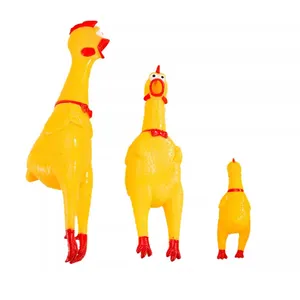 Poulet couineur jouets jouets interactifs pour animaux de compagnie pas de farce en peluche chien grinçant haute qualité chiens jouet à mâcher